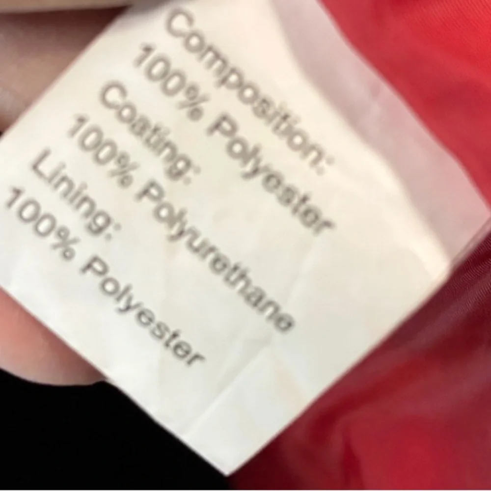 Women's Red faux Leather motorcycle Jacket - Picture 9 of 9